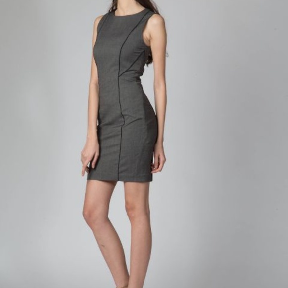 H&M Dresses & Skirts - H&M Gray & Black Sheath Dress